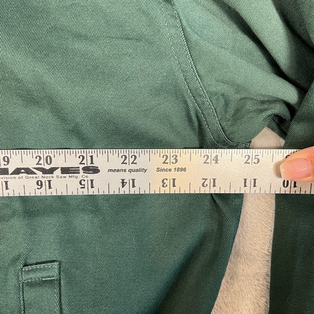VTG Southwestern Bell Lands End Harrington Jacket Men LargeGreen Lightweight Zip - Picture 7 of 13